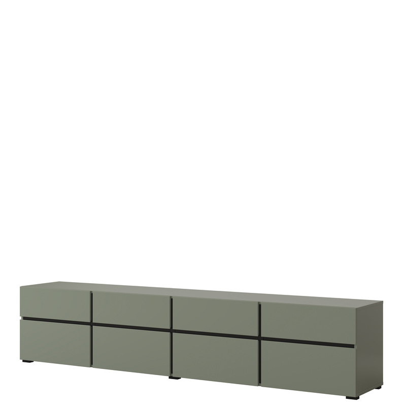 Zielona szafka RTV pod telewizor 225 cm CROSS