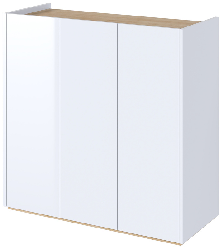 Komoda biały połysk do salonu 95 cm EASY EA-03