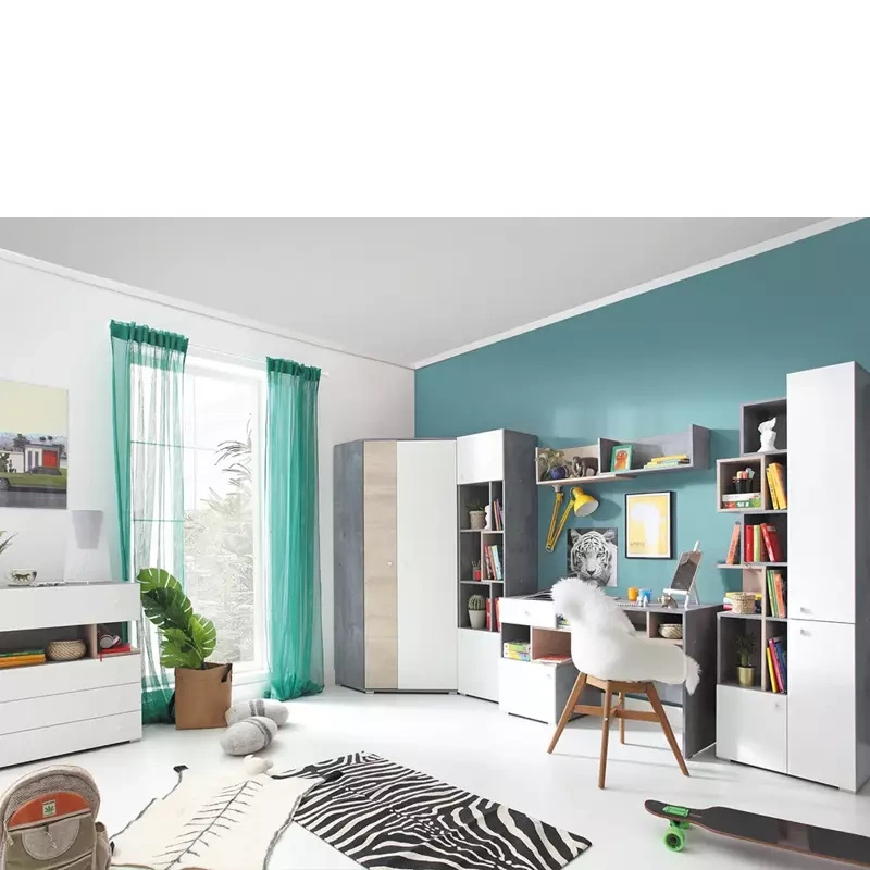 Nowoczesny zestaw mebli młodzieżowych SIREN