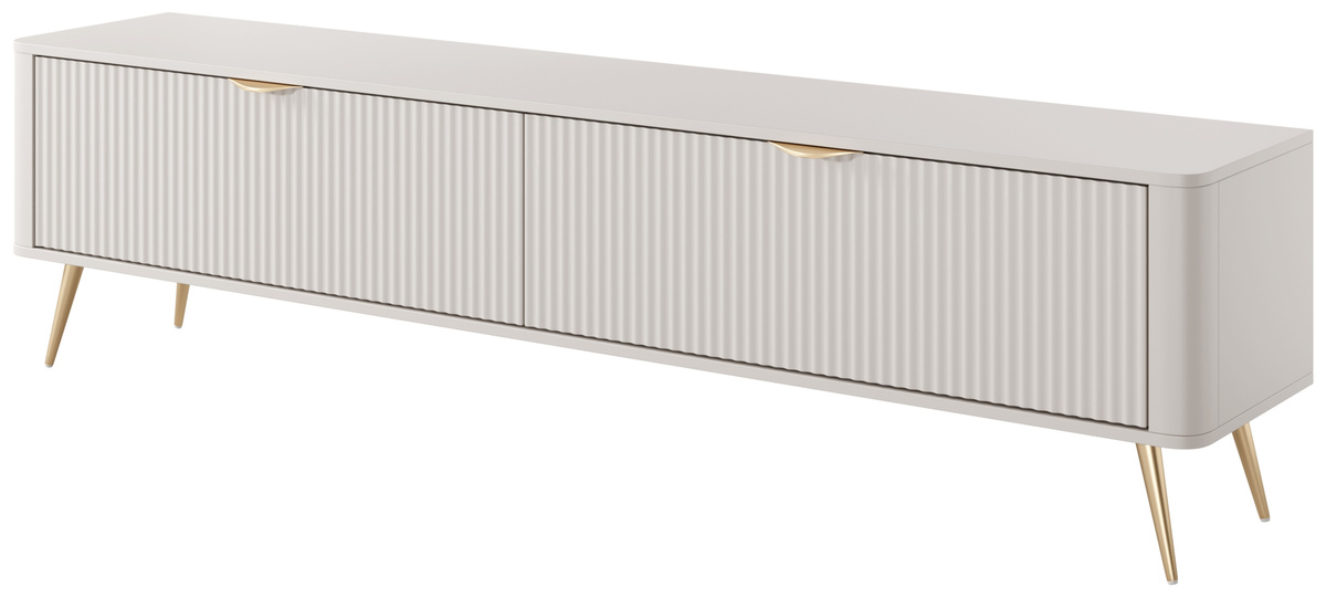 Szafka RTV 200 cm do salonu LEONTE beżowa