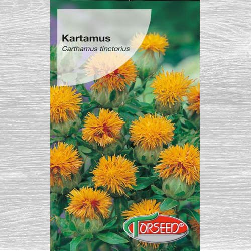1 szt, Kartamus (Krokosz barwierski) pomarańczowy - Nasiona: Ilość w opakowaniu: 1 g