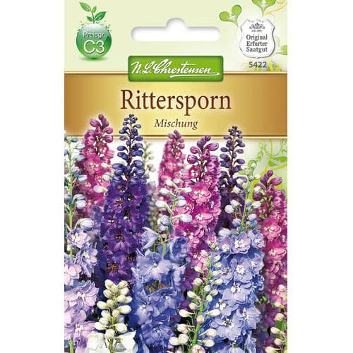 Ostróżka ogrodowa, mix - Nasiona. Ilość w opakowaniu: 1 opak - GradinaMax