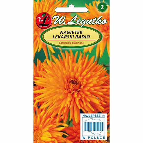 1 szt, Nagietek lekarski Radio Legutko - Nasiona: Ilość w opakowaniu: 2 g