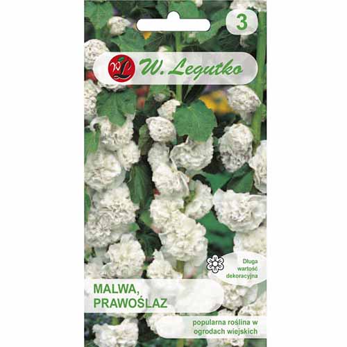 1 szt, Malwa pełna (Prawoślaz) biała Legutko - Nasiona: Ilość w opakowaniu: 0.5 g