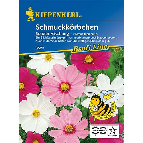 Kosmos (Onętek) Sonata, mix - Nasiona: Ilość w opakowaniu: 1 opak - GradinaMax