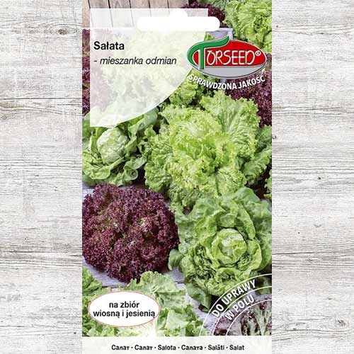 1 szt, Sałata mieszanka, nasiona na mikrolistki - Nasiona: Ilość w opakowaniu: 1 g