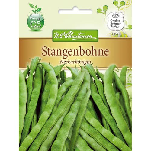 Fasola szparagowa tyczna Neckarkonigin - Nasiona. Ilość w opakowaniu: 1 opak - GradinaMax