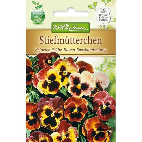 Bratek wielkokwiatowy Early Giant, mix - Nasiona. Ilość w opakowaniu: 1 opak - GradinaMax