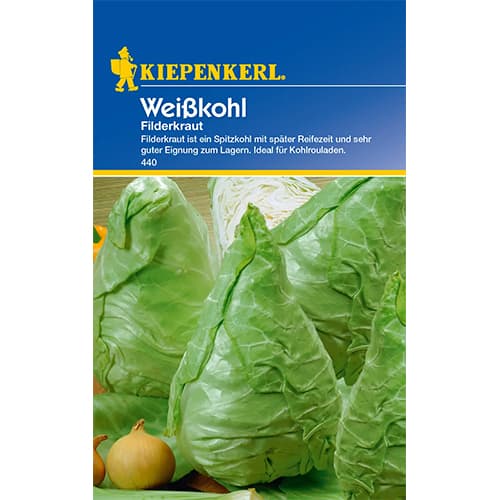 Kapusta głowiasta biała Filderkraut - Nasiona: Ilość w opakowaniu: 1 opak - GradinaMax