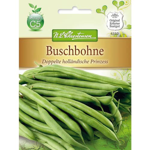 Fasola Doppelte Hollandische Prinzess - Nasiona. Ilość w opakowaniu: 1 opak - GradinaMax