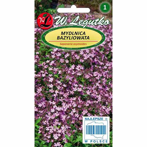 1 szt, Mydlnica bazyliowata różowa Legutko - Nasiona: Ilość w opakowaniu: 0.5 g