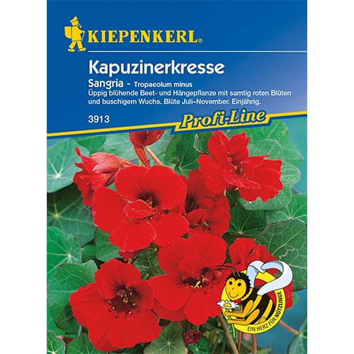 Nasturcja mniejsza Sangria - Nasiona. Ilość w opakowaniu: 1 opak - GradinaMax