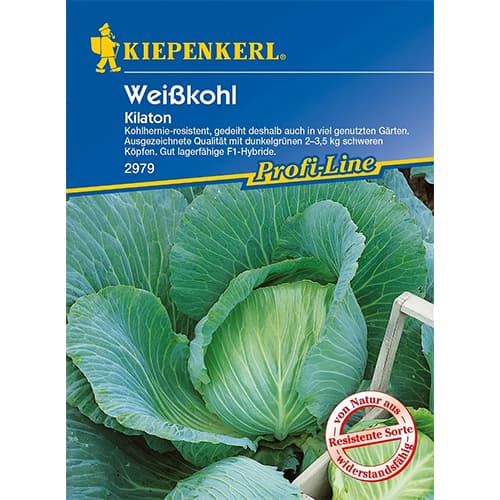 Kapusta biała Kilaton F1 - Nasiona. Ilość w opakowaniu: 1 opak - GradinaMax