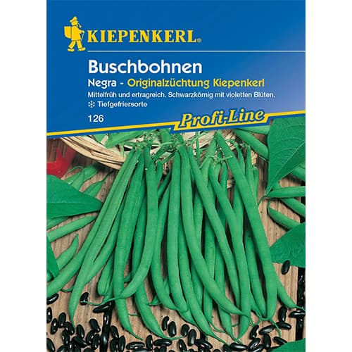 Fasola szparagowa Negra - Nasiona. Ilość w opakowaniu: 1 opak - GradinaMax