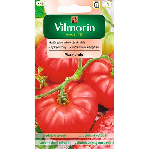 1 szt, Pomidor gruntowy karłowy Marmande Vilmorin - Nasiona: Ilość w opakowaniu: 1 g