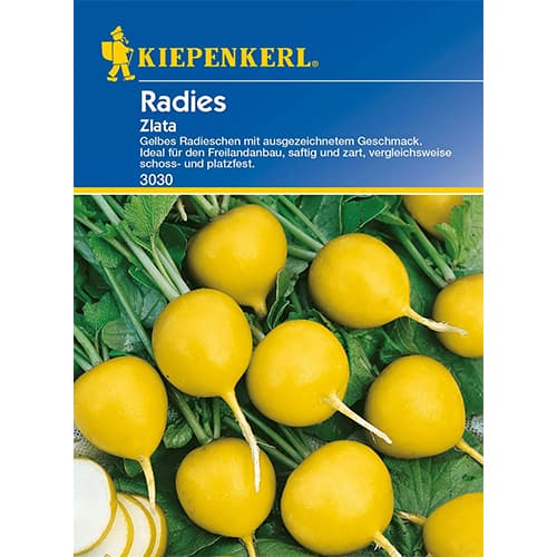 Rzodkiewka Zlata - Nasiona. Ilość w opakowaniu: 1 opak - GradinaMax