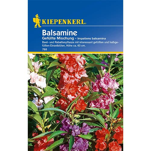 Niecierpek balsamina, mix - Nasiona. Ilość w opakowaniu: 1 opak - GradinaMax