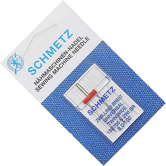 igła do maszyn domowych SCHMETZ podwójna 130/705 H ZWI rozstaw 8,0 /100