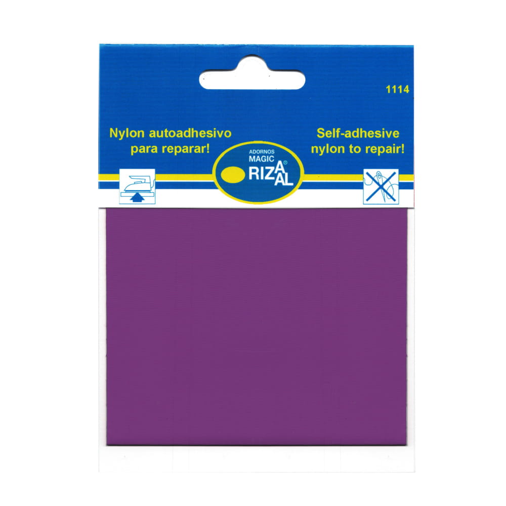 łatka nylonowa wodoodporna, samoprzylepna RIZAL kol. 219 fioletowy