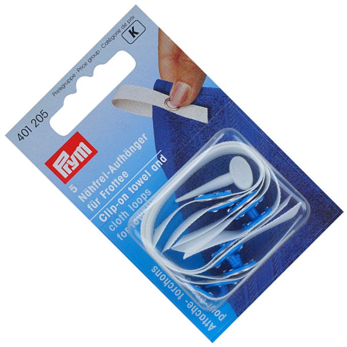 wieszaczki do ręczników z frotty lub lnu PRYM 401205 .