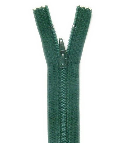 zamek sukienkowy YKK kol.890 / zieleń butelkowa