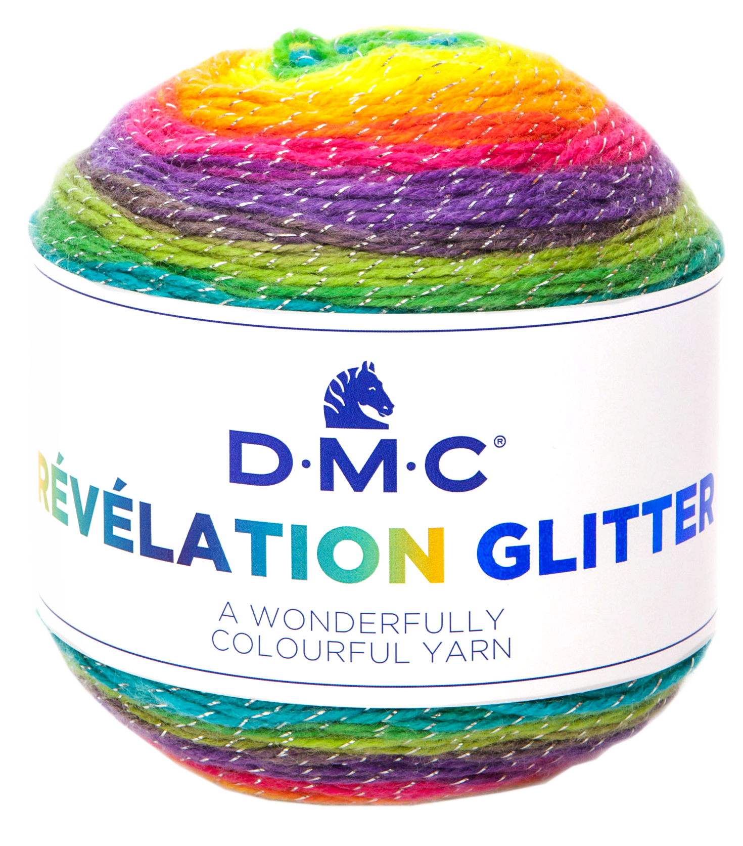 włóczka REVELATION GLITTER DMC kol. 504 150gr