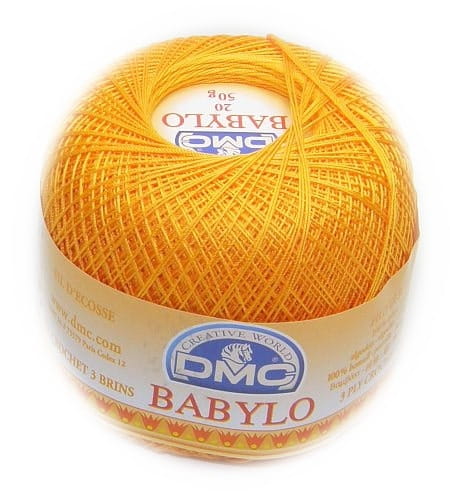 DMC babylo 20 kol. 741 pomarańczowy 50gr/367