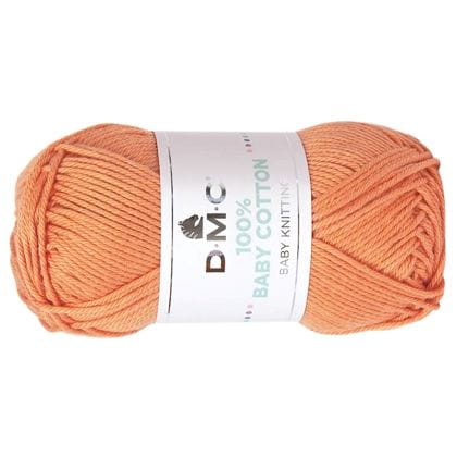 WŁÓCZKA DMC BABY COTTON 100% kol. 753 / pomarańczowy