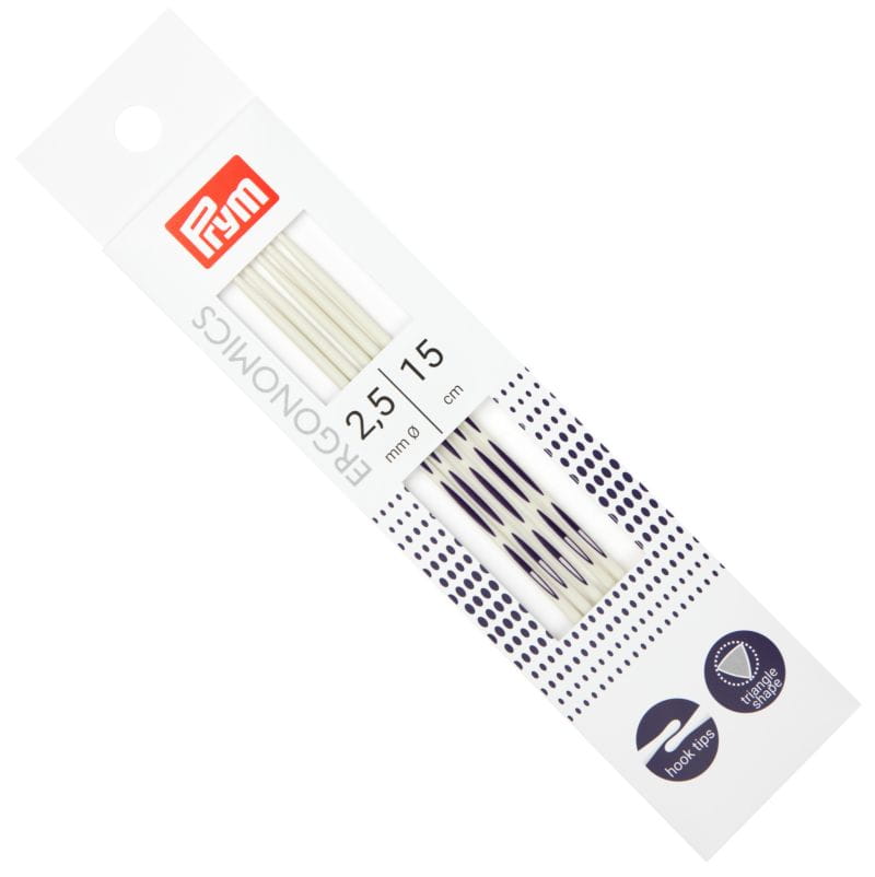 druty do skarpet 2.5" 15cm PRYM ERGONOMICS 194151 .