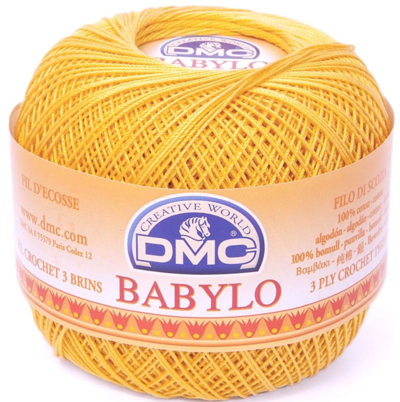 DMC babylo 10 kol. 725 jasne złoto 50 gr. / 267 m.