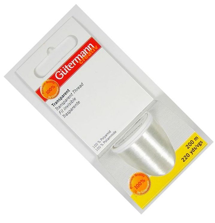 nitka przeźroczysta biała 200mb GUTERMANN 795941