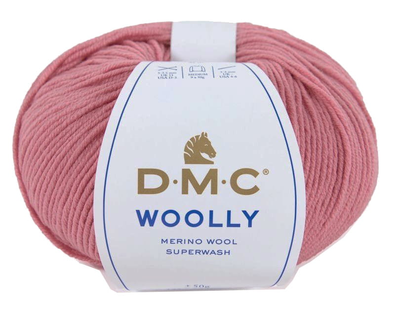 Włóczka DMC Woolly 100% wełna merino kol. 43 brudny róż