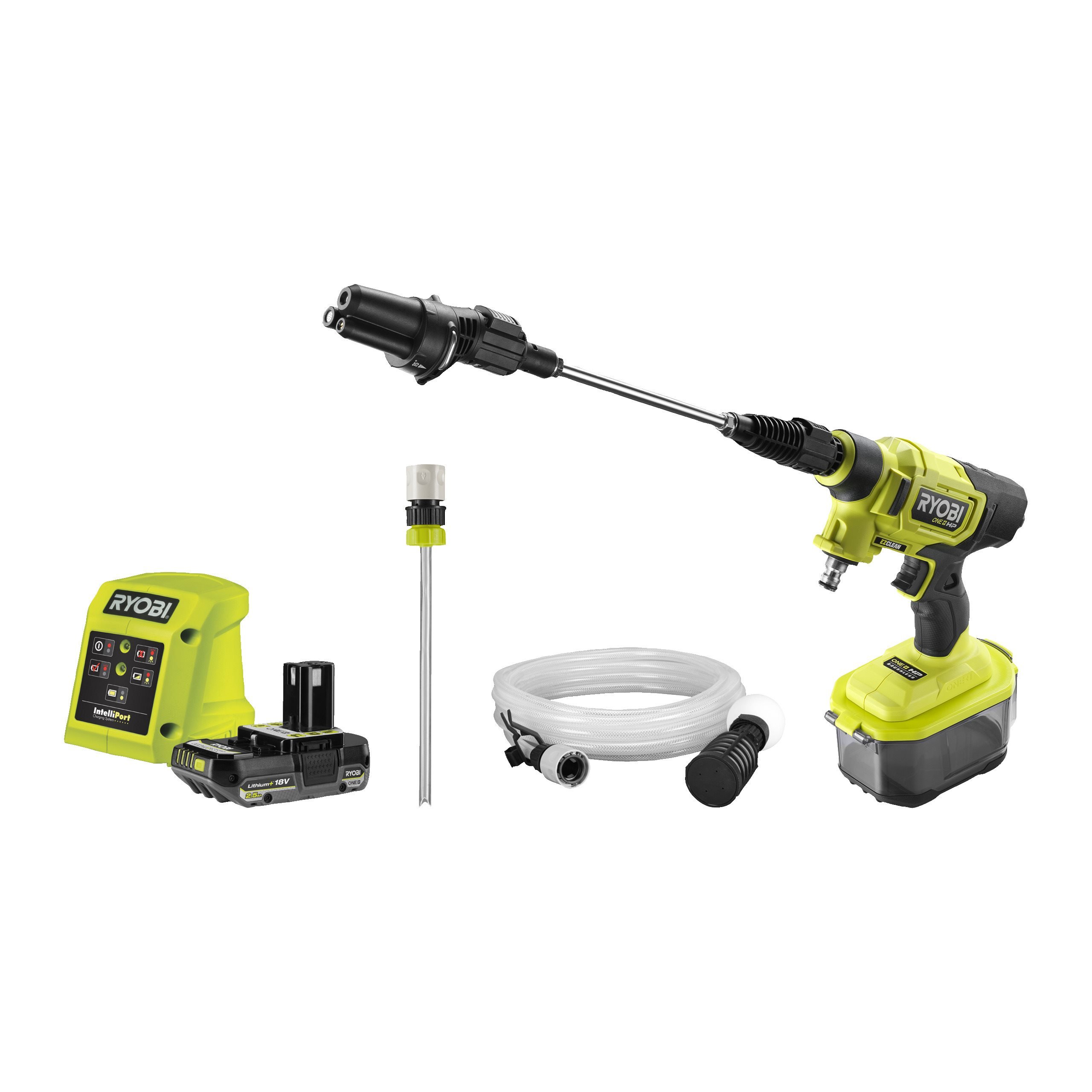 Myjka ciśnieniowa 41 bar EZClean bezszczotkowa 18V ONE+ z akumulatorem 2.5Ah i ładowarką