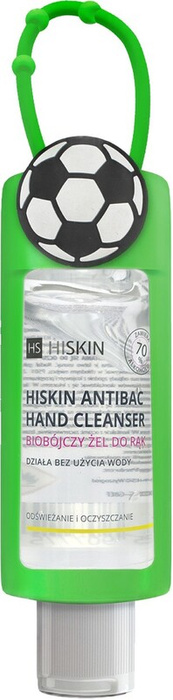 HISKIN ANTIBAC Żel antybakteryjny do rąk, etui piłka, 75 ml
