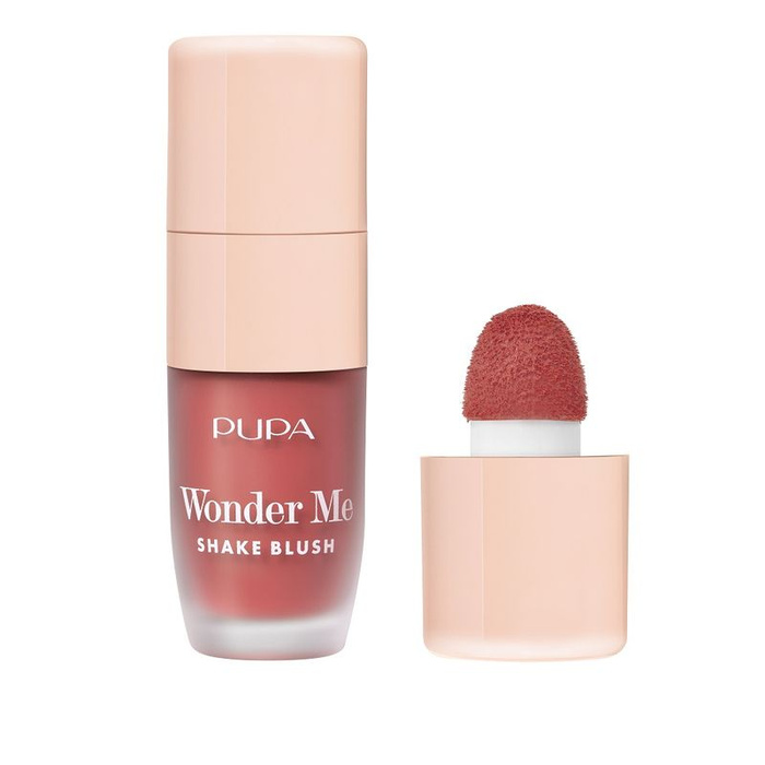 PUPA Milano Wonder Me Shake Blush Róż do policzków w płynie 003 Strawberry Daiquiri, 5,5ml