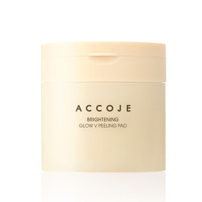 ACCOJE Brightening Glow V Peeling Pad płatki tonizujące, 150 ml