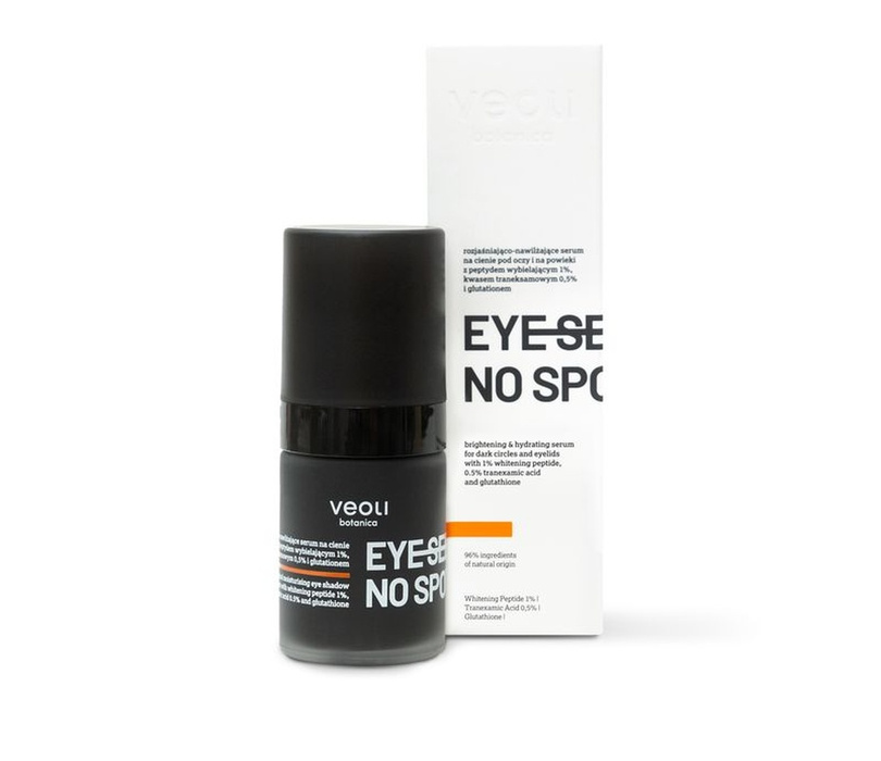 Veoli Botanica EYE SEE NO SPOTS Rozjaśniająco-nawilżające serum pod oczy i na powieki, 15 ml
