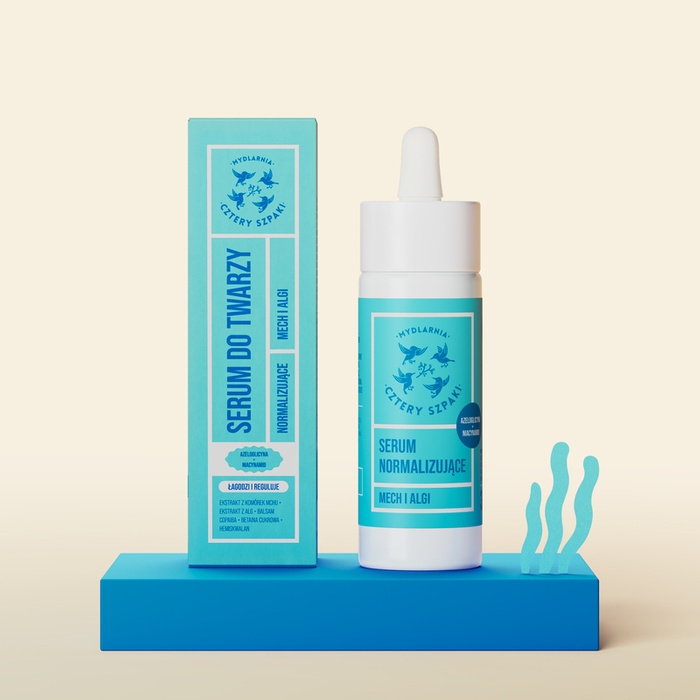 4 Szpaki Serum normalizujące Mech i Algi, 30 ml