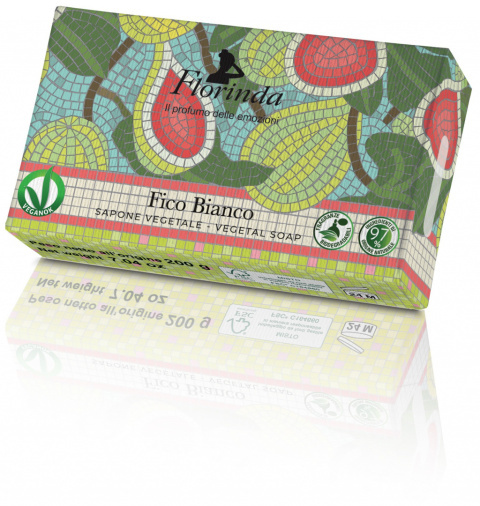 Florinda Mydło naturalne – Białe Figi, 200 g