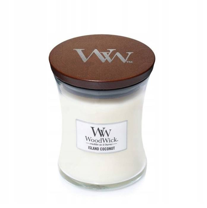 WoodWick Świeca średnia Island coconut 275g