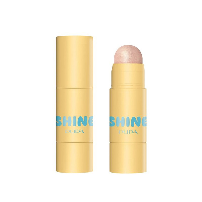 PUPA Milano SHINE Rozświetlający stick do twarzy - 001 Pinky Doll, 6 g