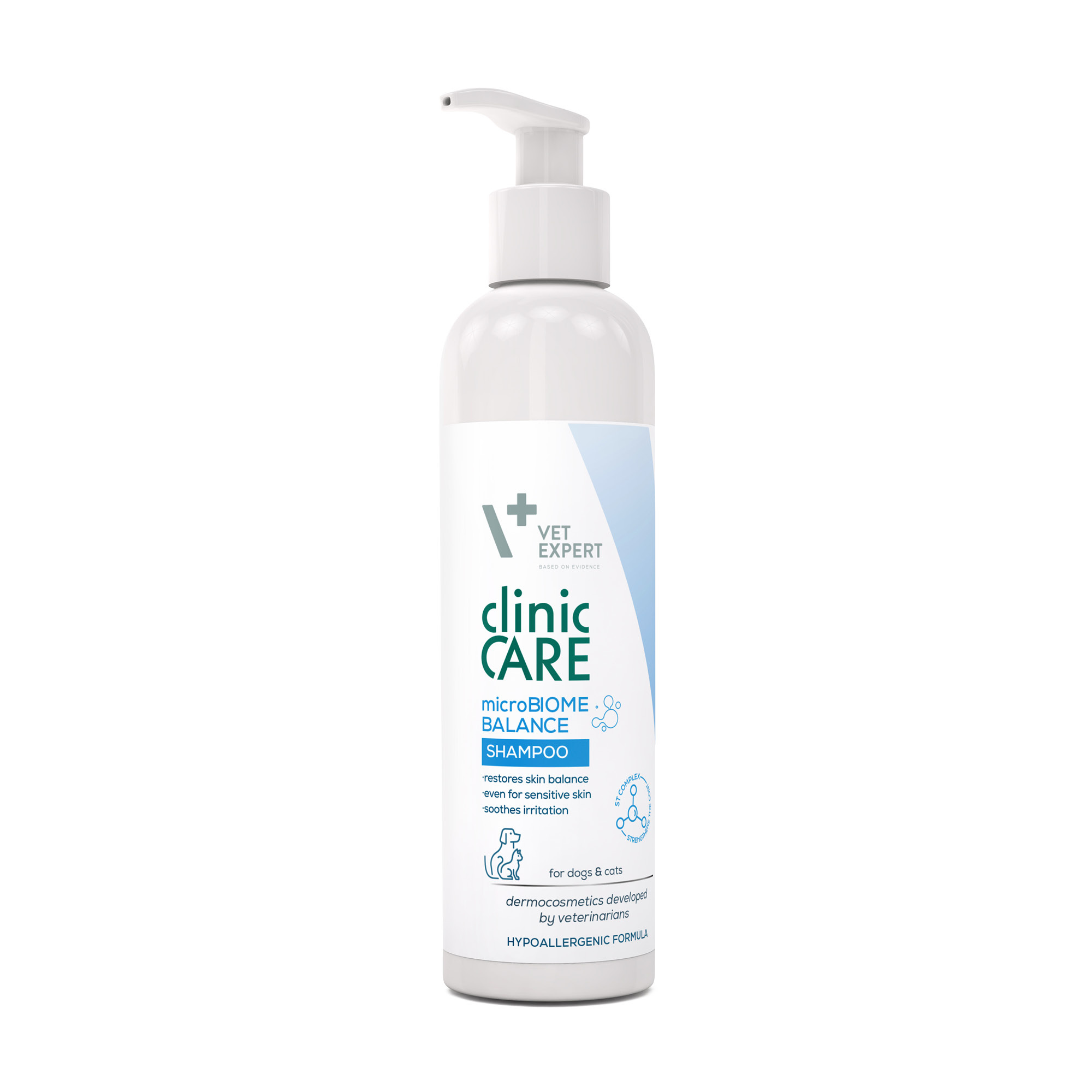 VET EXPERT Clinic Care microBiome Balance Shampoo - szampon dermokosmetyczny dla psów i kotów 250 ml