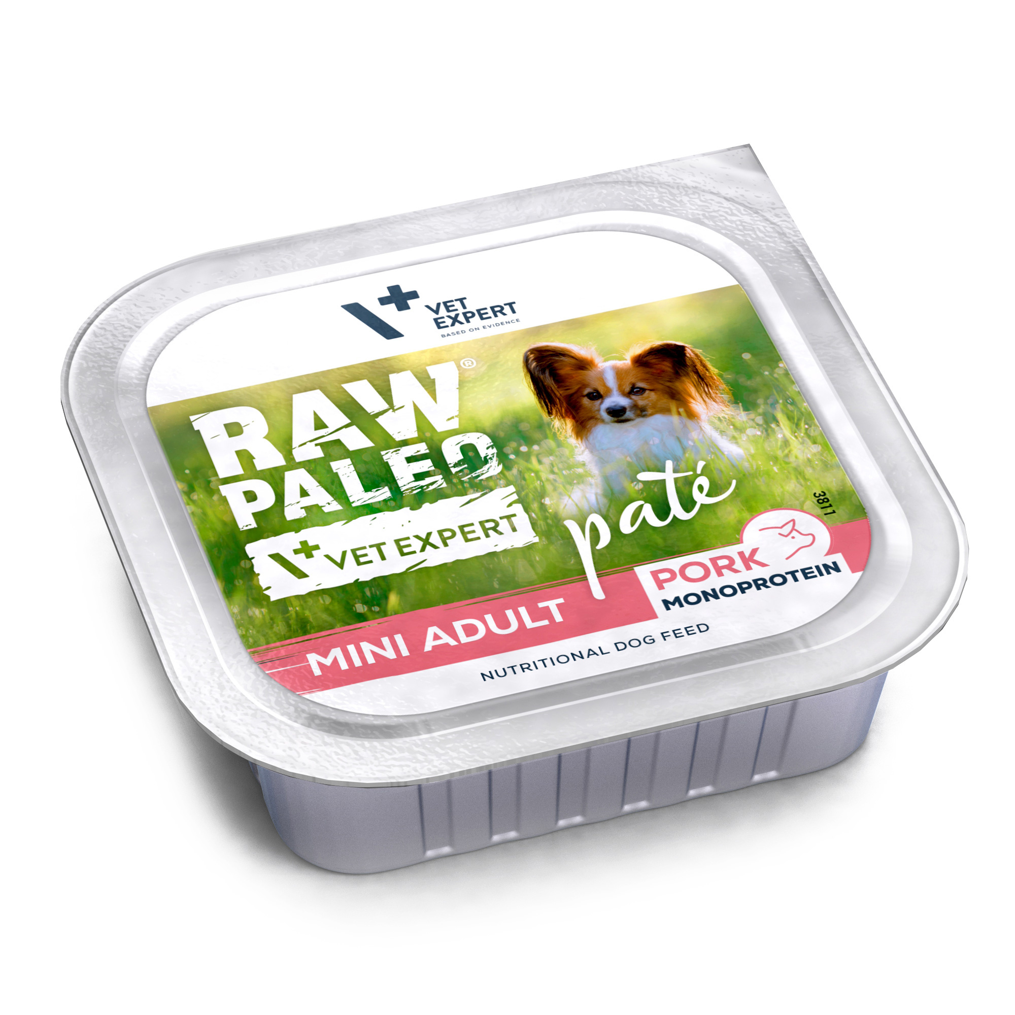 RAW PALEO PORK PATE MINI ADULT - mokra karma dla psów dorosłych - wieprzowina 150g
