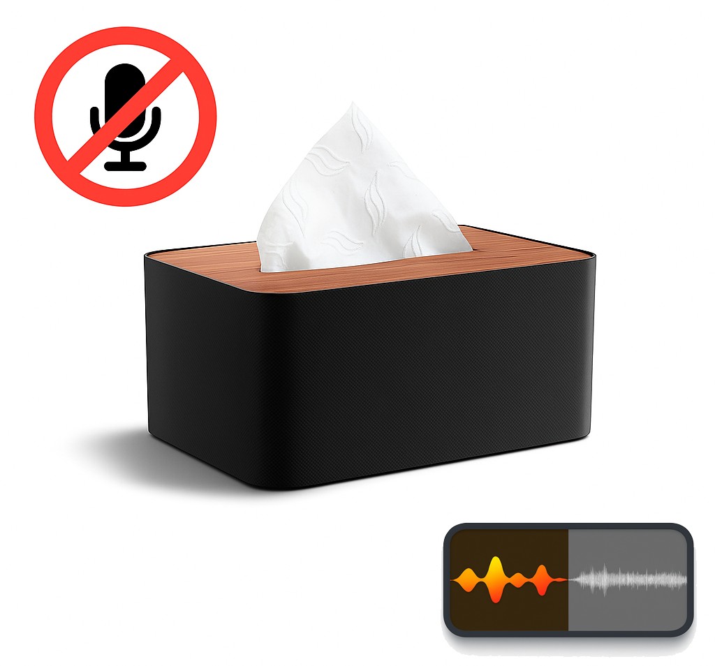 Zagłuszarka dźwięku podsłuchów nagrań szumidło zagłuszacz blokada MKF18