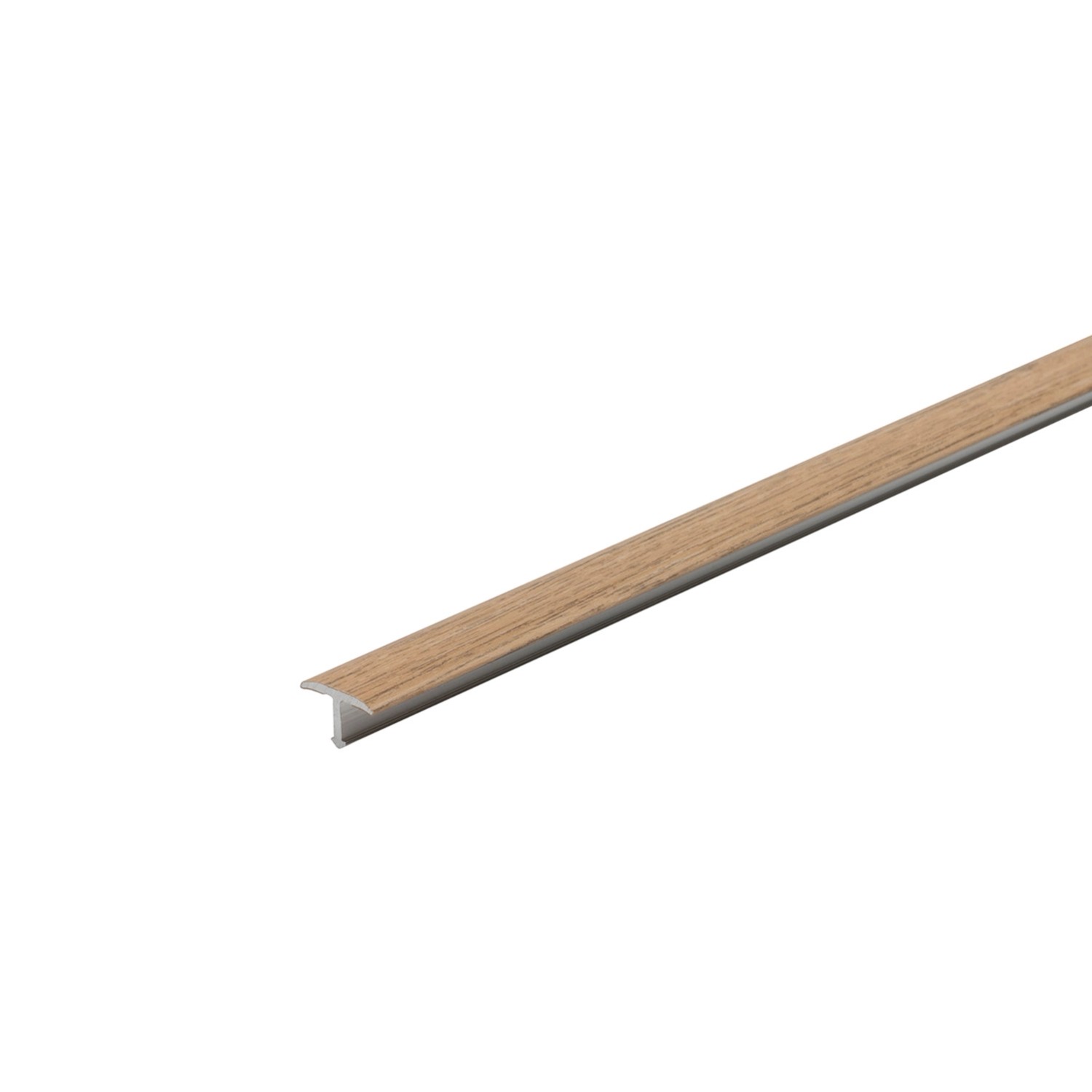 Cezar Profil aluminiowy fugowy Typ T dąb Jasny 14x9x2500 mm