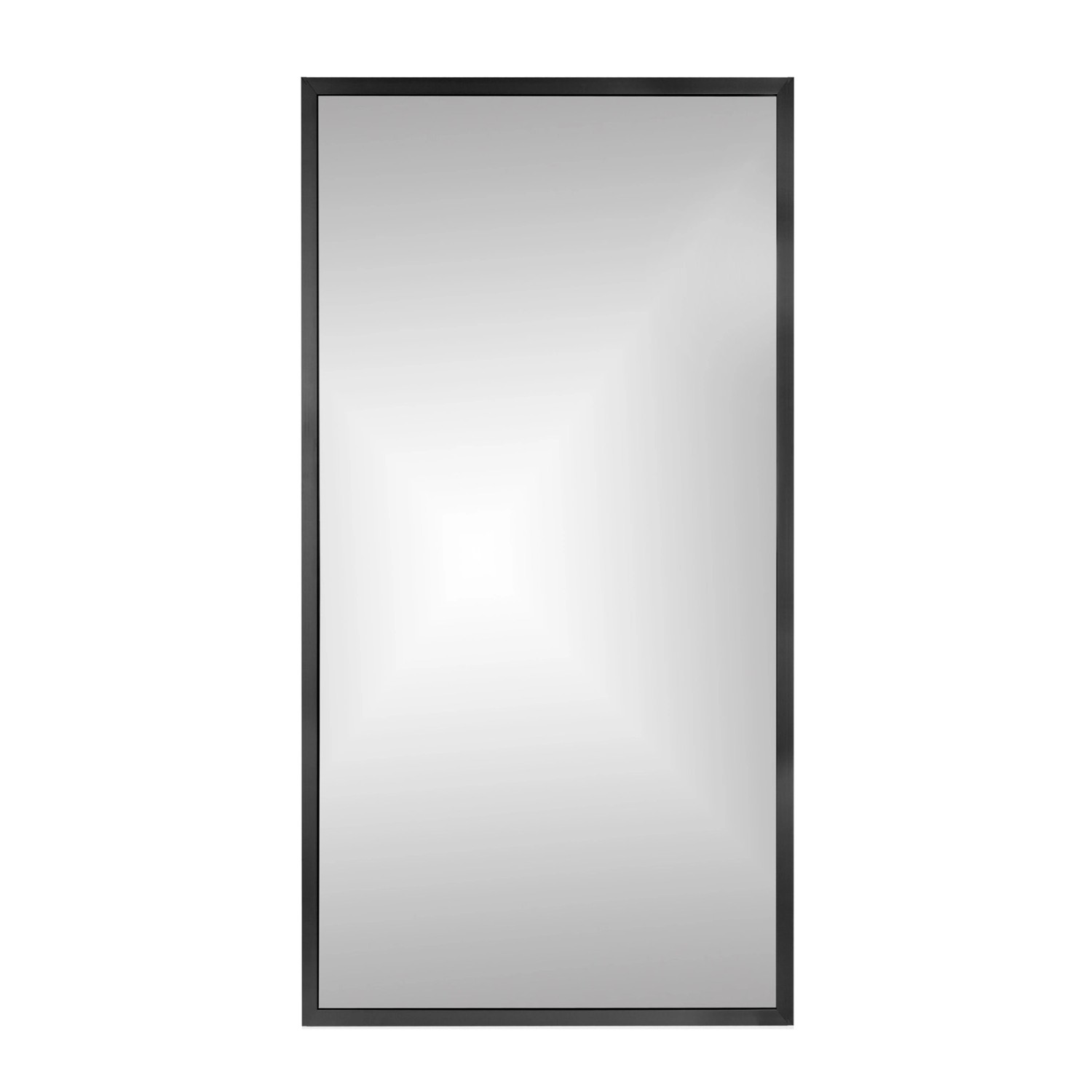 Lustro bez LED BRW Line czarna rama 65x120