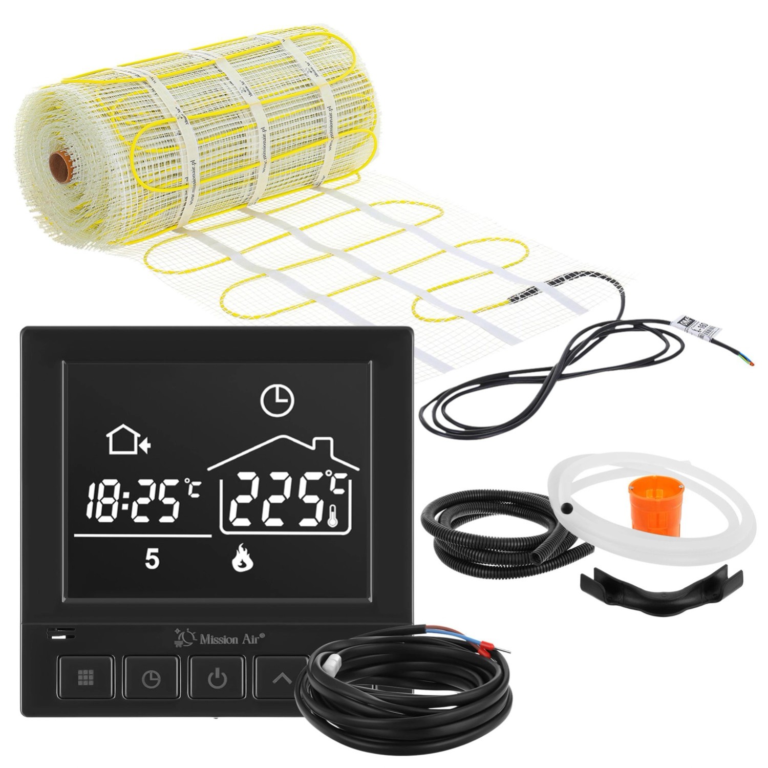 Mission Air Zestaw pod płytki MA-160 Taurus Black 9m2