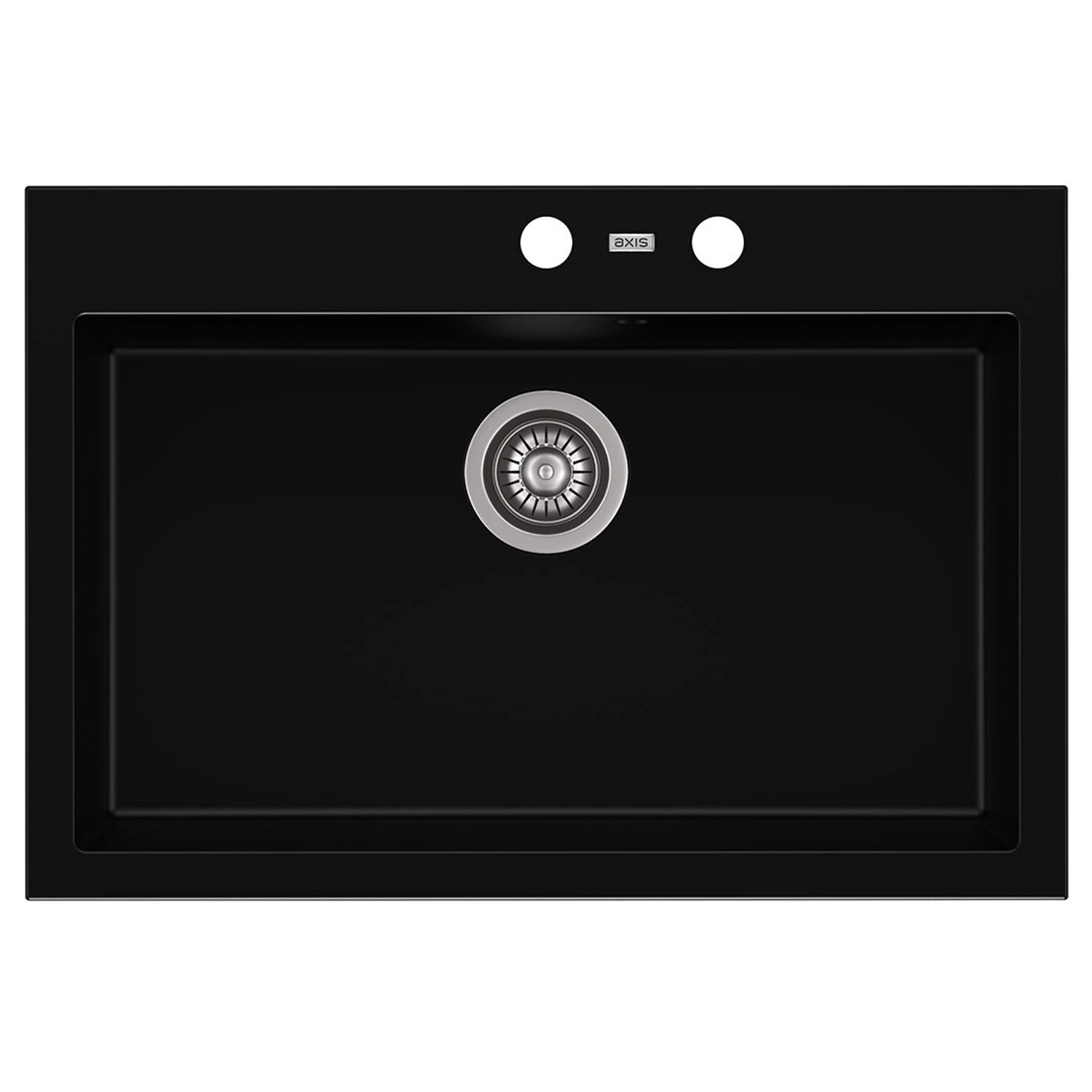 Zlewozmywak A-Point 6 1-kom. czarny 73x50 cm