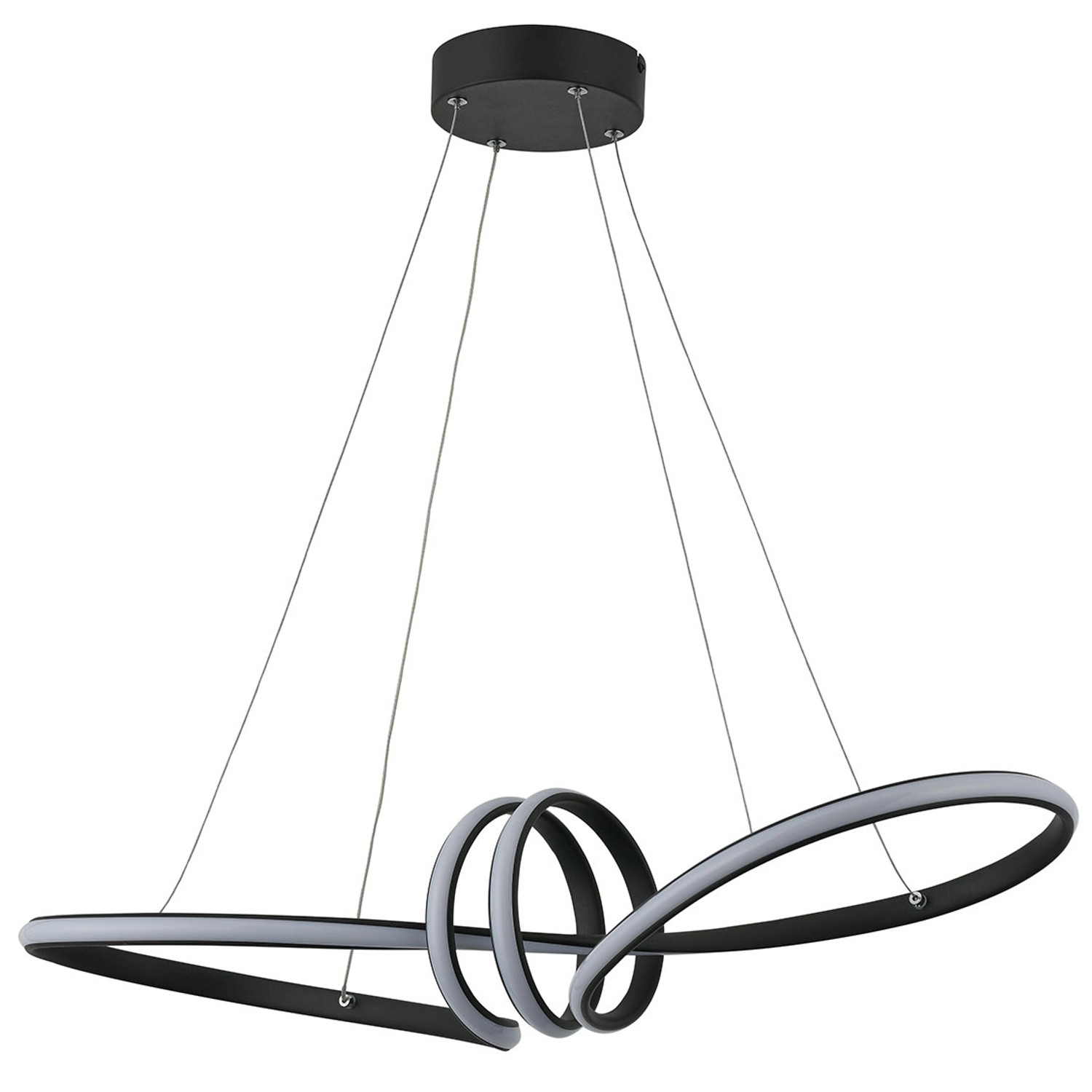 Reality Lampa wisząca LED CANBERA 40W 4000K 3200lm czarna