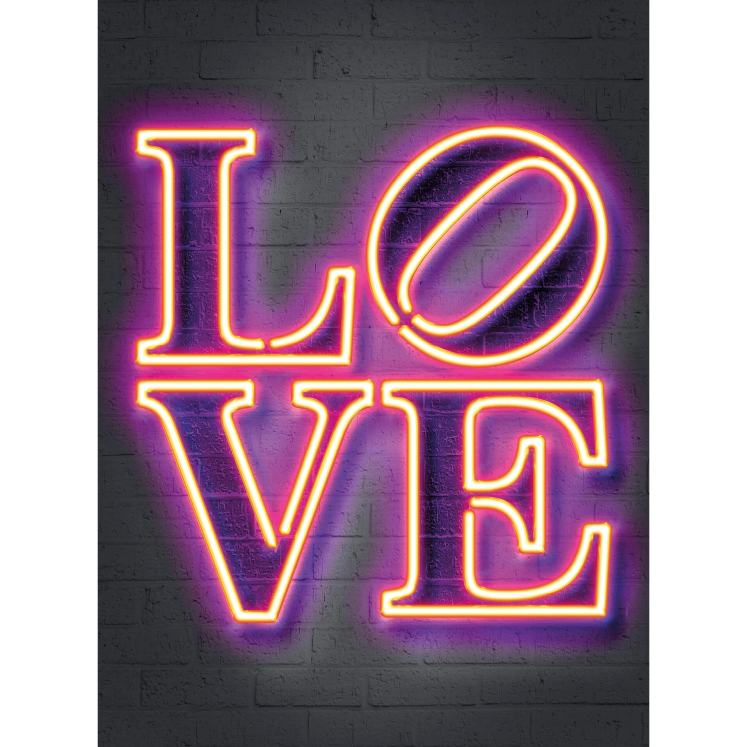 Fototapeta Neon Tube Love 192x260 cm